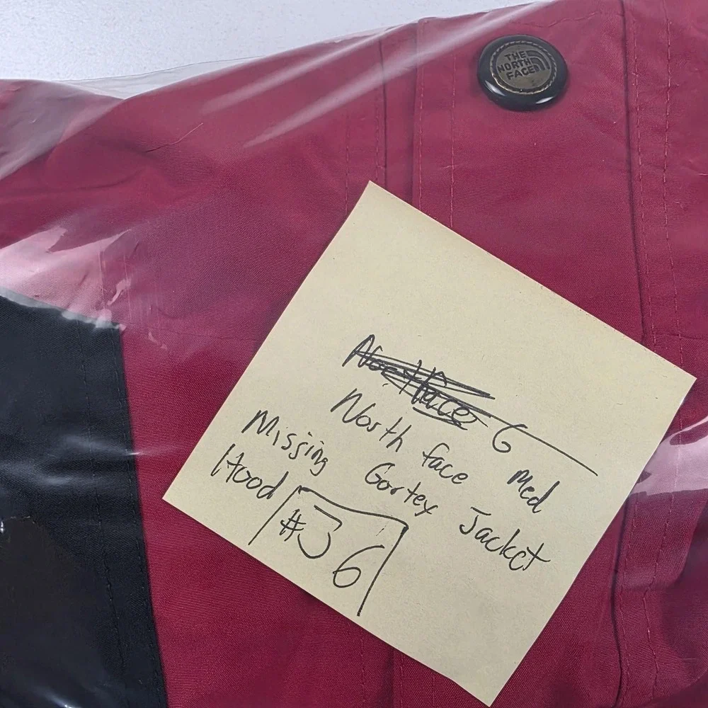 The North Face Jacket Mens Medium Red Black Gore-Tex Waterproof Snow Ski